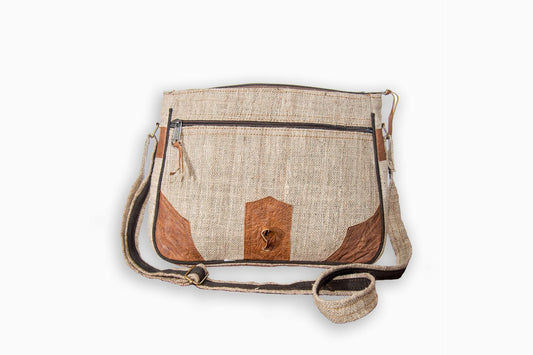 Handtasche MAHILA aus wildem Hanf