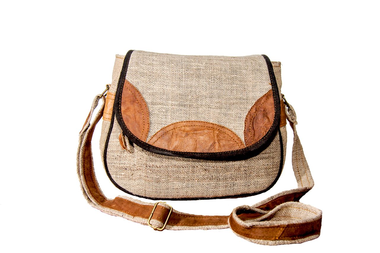 Handtasche MAHILA aus wildem Hanf