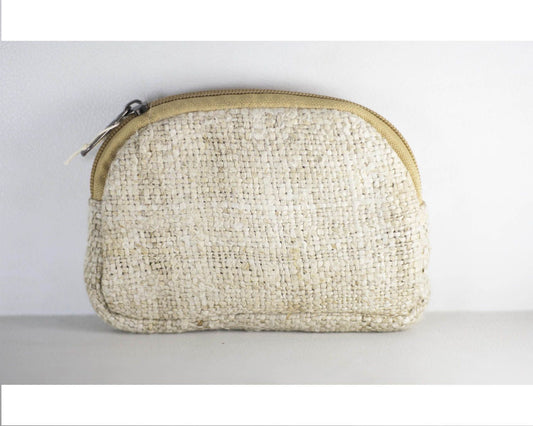 kleines Täschchen / Börse aus wildem Hanf