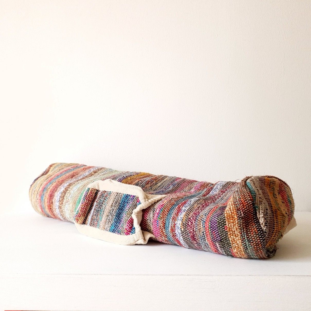 Yoga-Tasche aus wildem Hanf oder Recycle-Sari