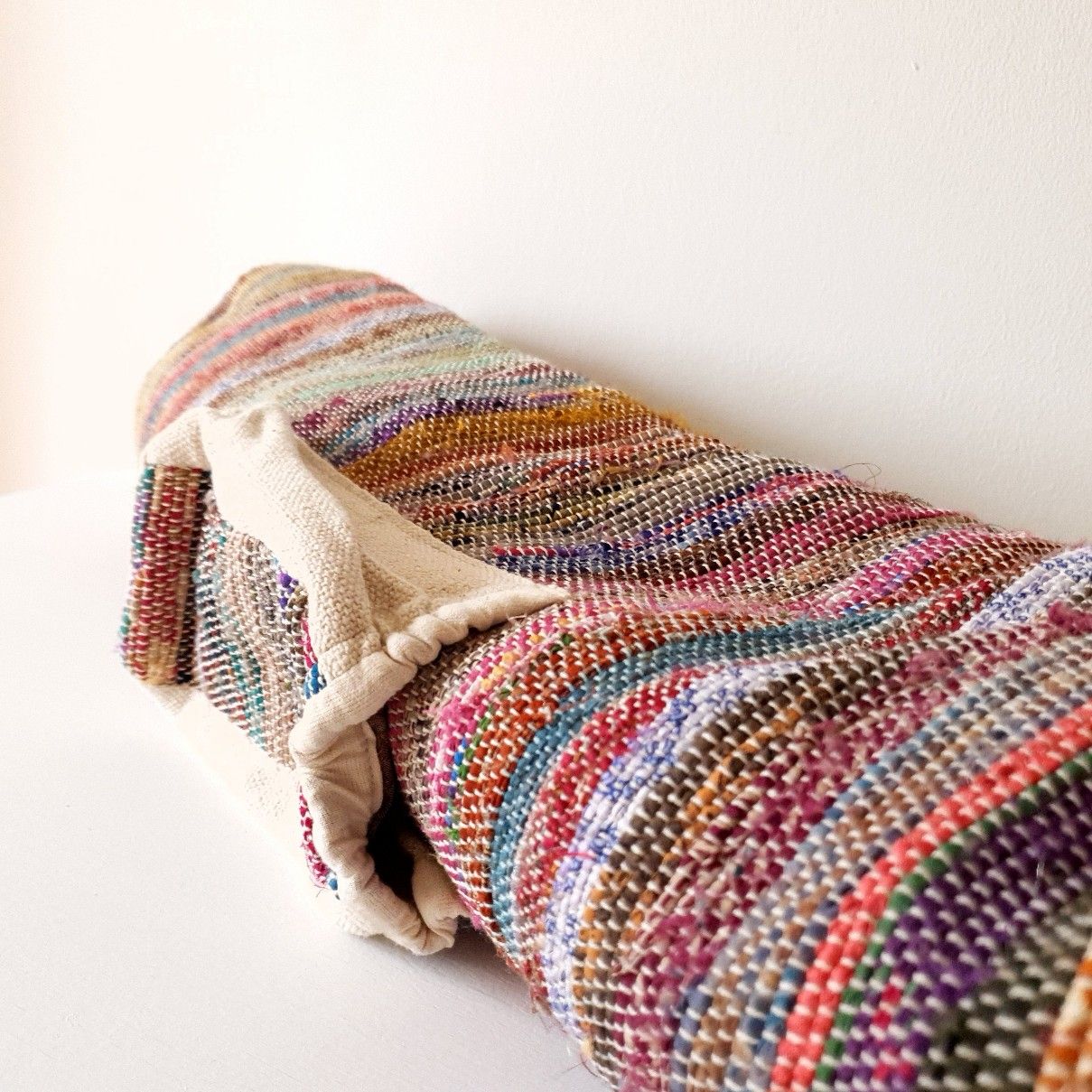 Yoga-Tasche aus wildem Hanf oder Recycle-Sari
