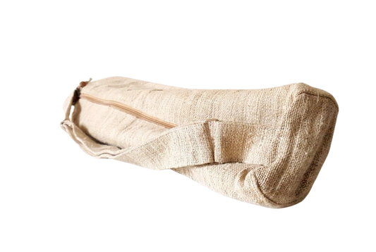 Yoga-Tasche aus wildem Hanf oder Recycle-Sari