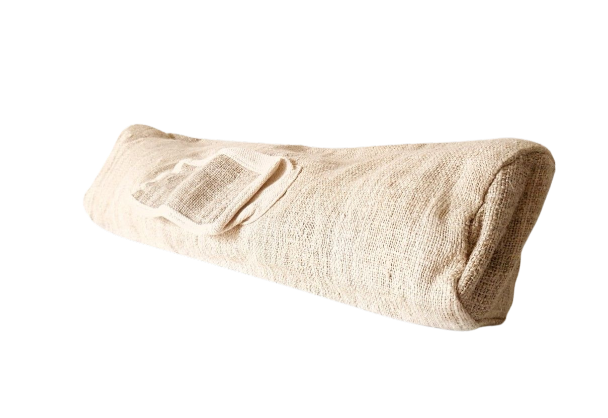 Yoga-Tasche aus wildem Hanf oder Recycle-Sari
