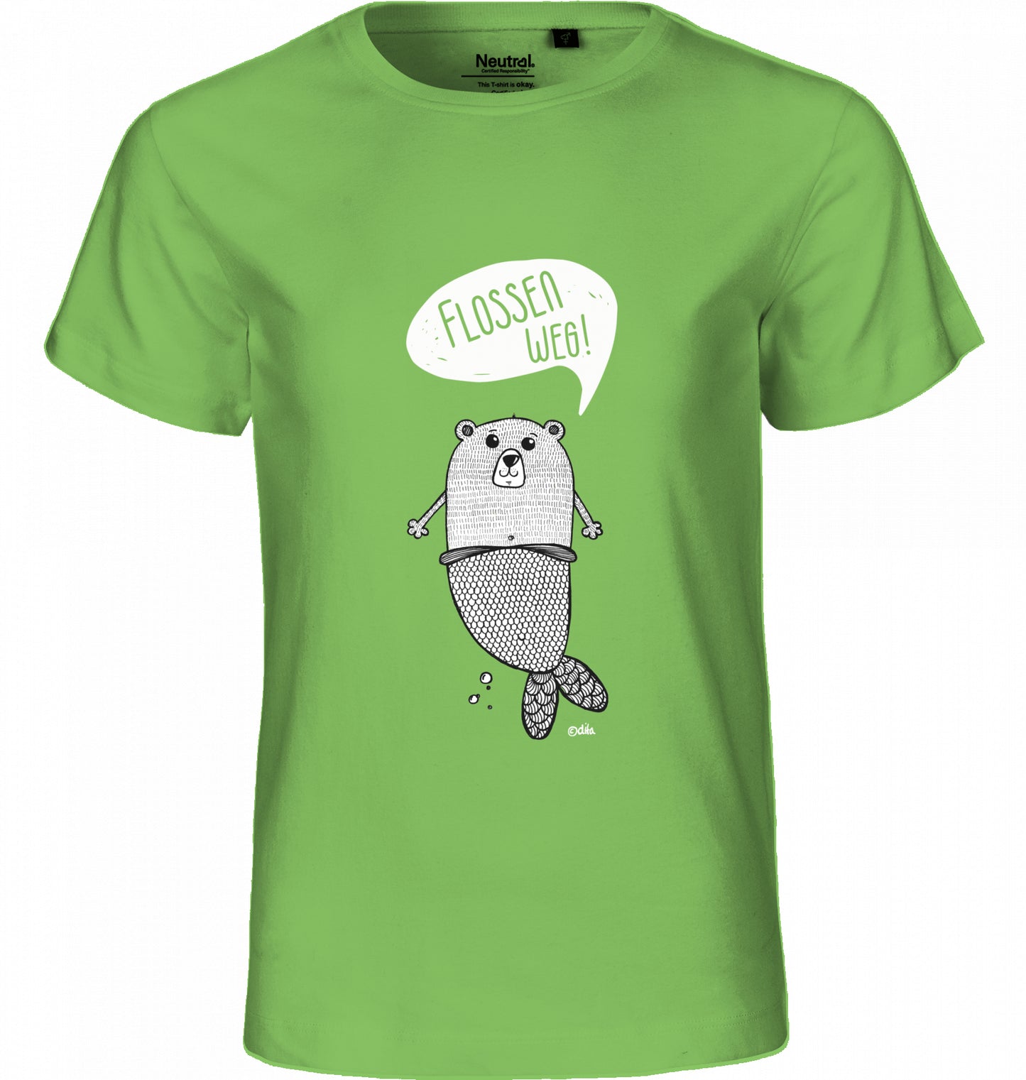 Kids Bio T-Shirt | FLOSSEN WEG | Neutral Qualitätsshirt
