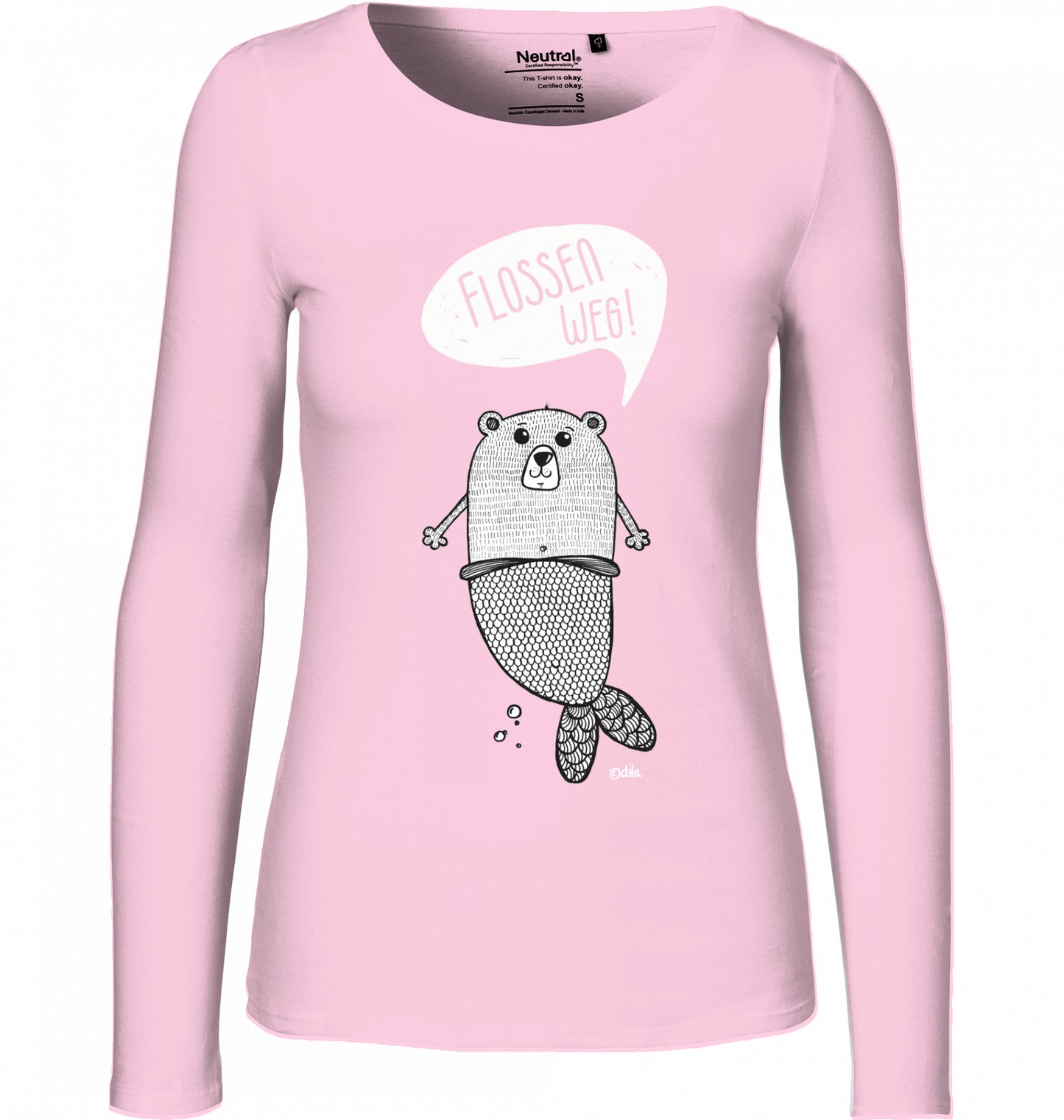 Women's Bio Long Sleeve Shirt | FLOSSEN WEG | Neutral