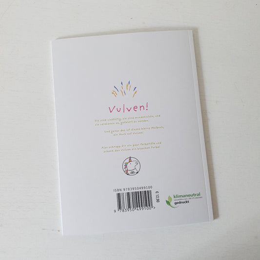 Malbuch Farbenfrohe Vulven | ISBN 9783950499100