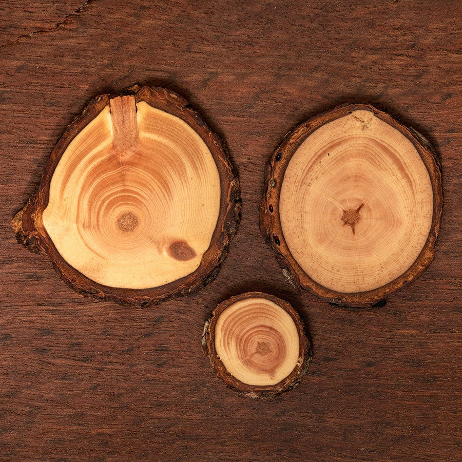 Zirbenholzschmuck Ø3-5cm | verschiedene Motive | aus Tirol in Österreich