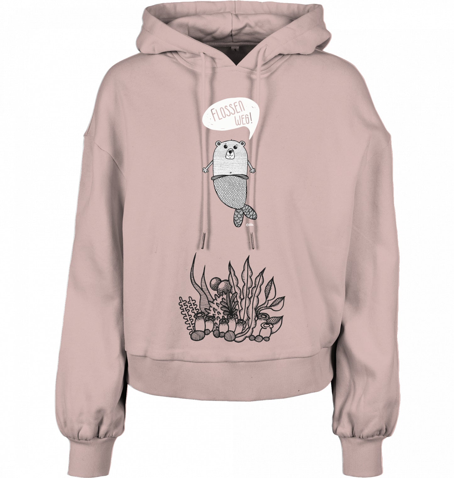 Ladies´ Oversized Bio Hoodie | FLOSSEN WEG | Neutral