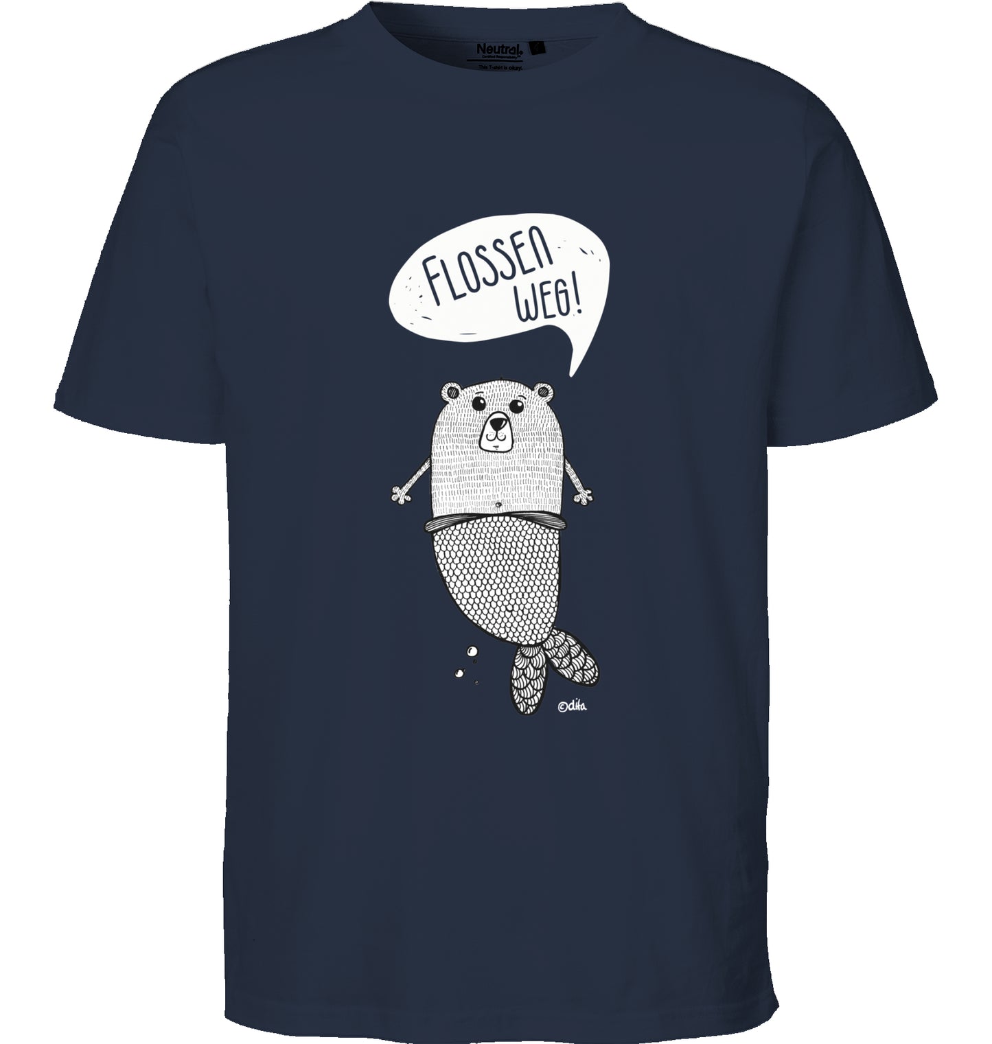 Unisex Bio T-Shirt | FLOSSEN WEG | Neutral