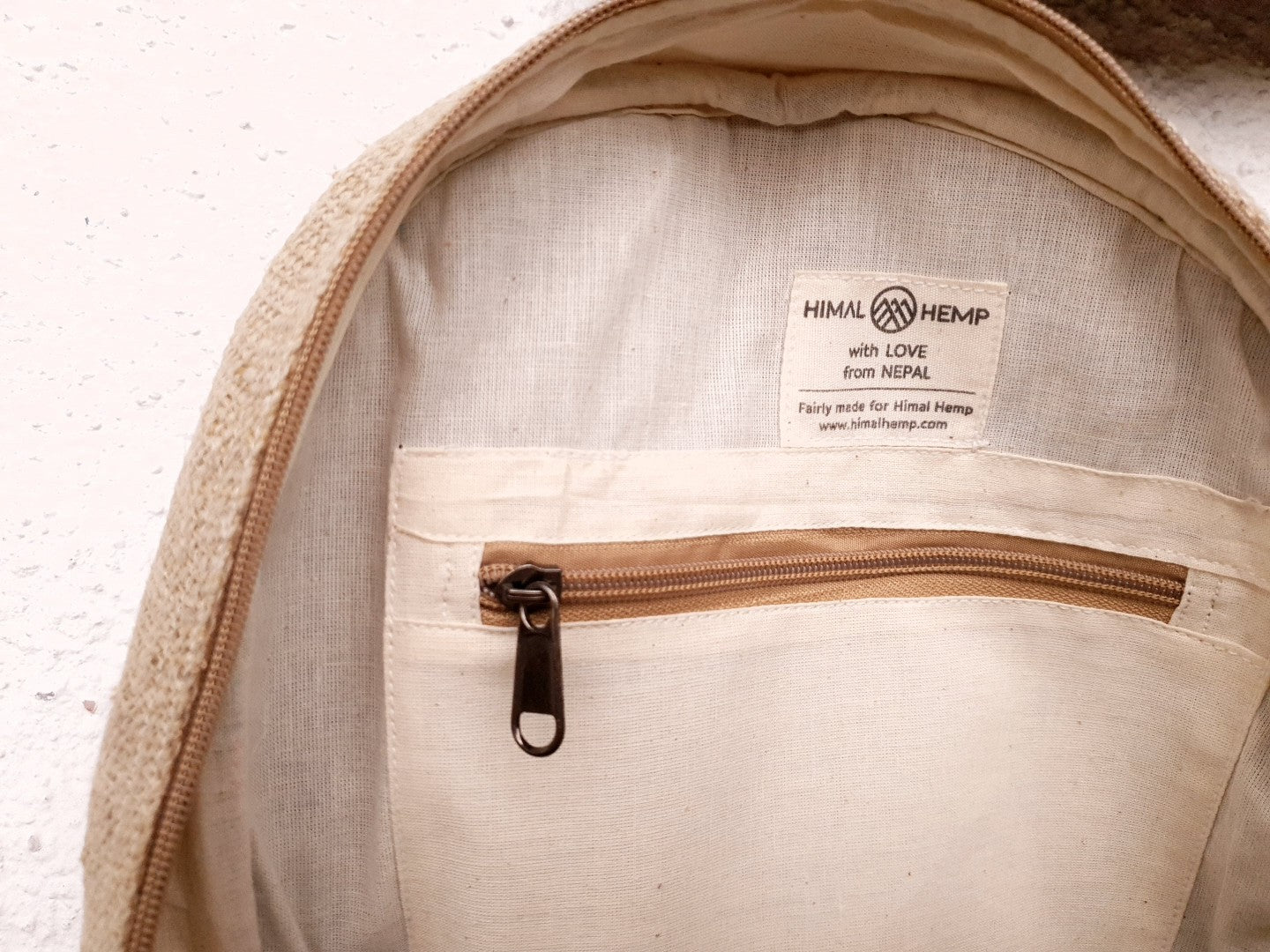 HH Rucksack RAMRI aus Hanf von Himal Hemp (Backpack Medium)