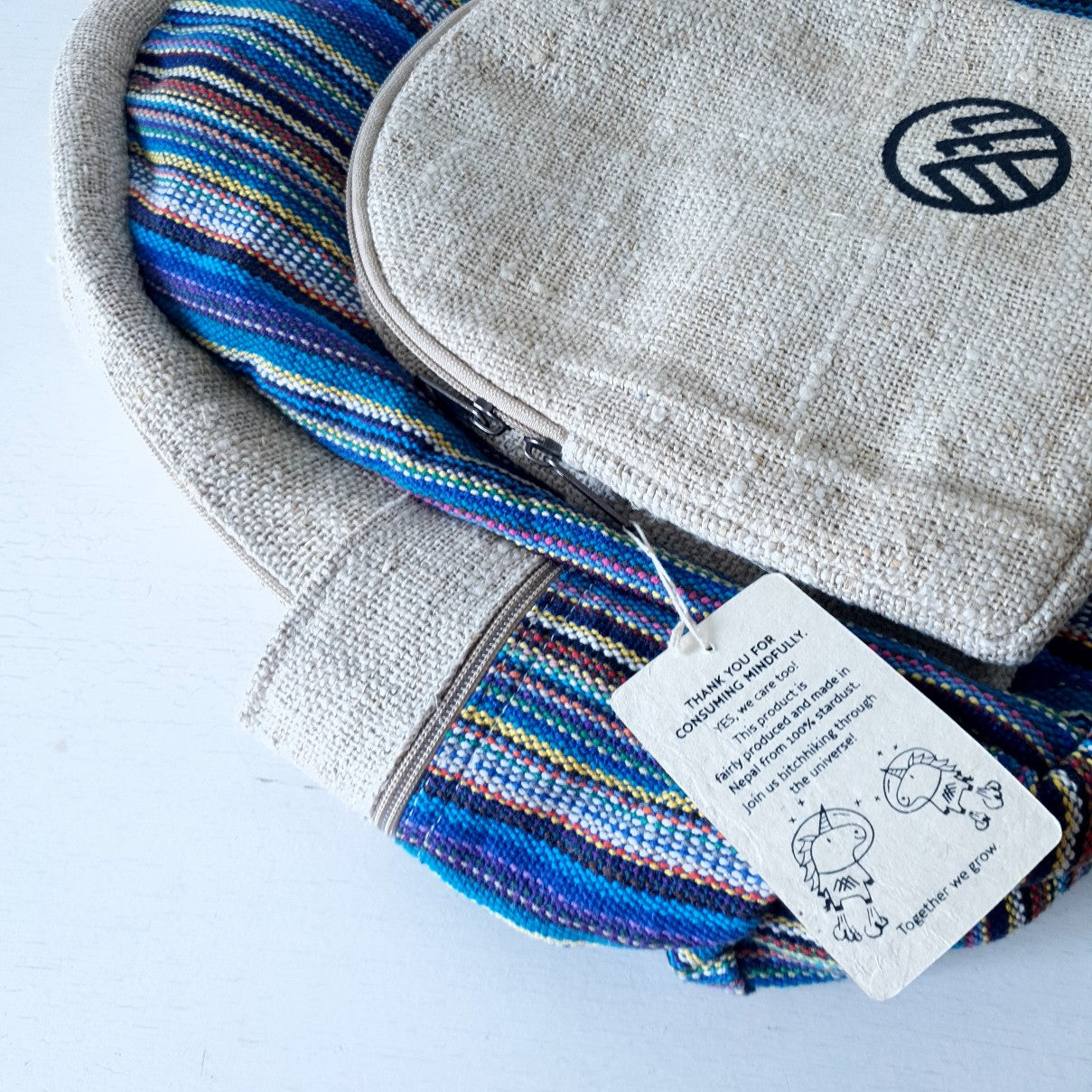 HH Rucksack RAMRI aus Hanf von Himal Hemp (Backpack Medium)