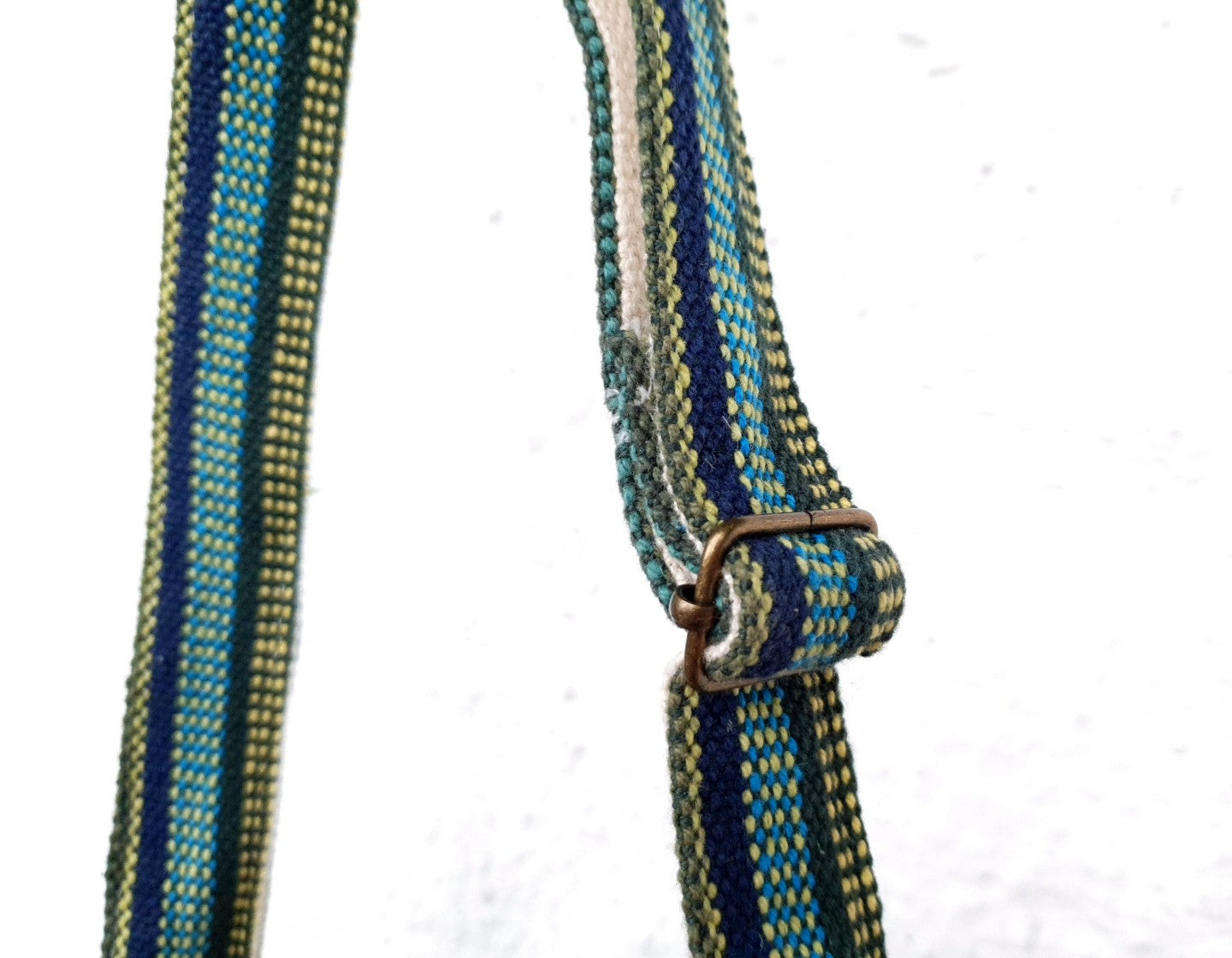 AIMY runde Einhorn Umhängetasche aus wildem Hanf und Baumwolle