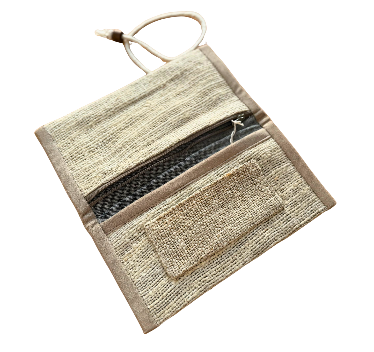 Tabaktasche FAIR aus handgewebtem Hanf