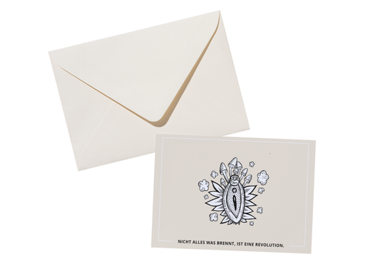 Aufklärungs-Postkarten zu STIs (sexuell übertragbare Krankheiten) | ökologischer Druck | mit Kuvert | verschiedene Designs