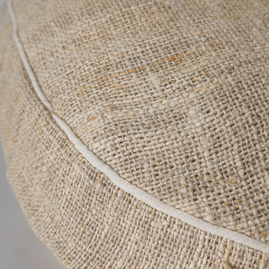 Meditationskissen / Sitzkissen aus wildem Hanf