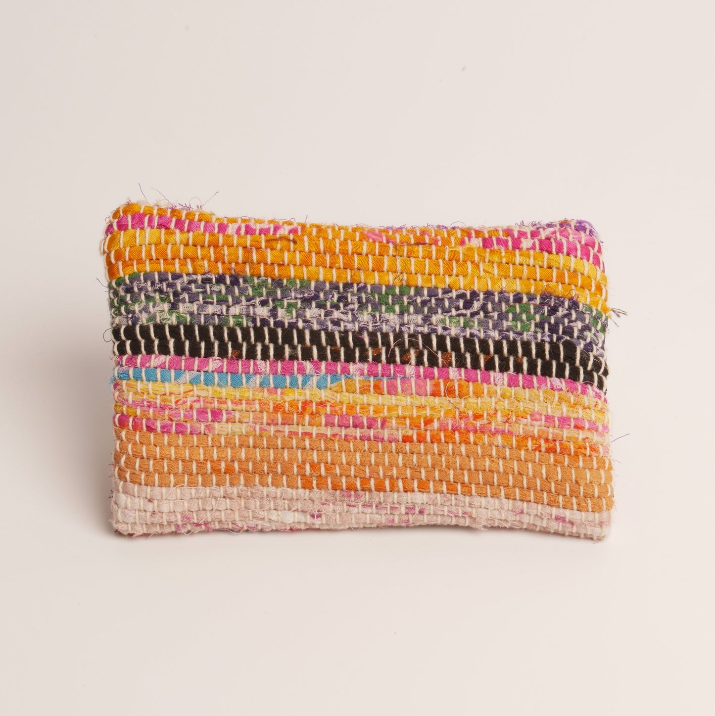 Geldbörse / Mini-Täschchen mit Zipper aus Recycle Sari - verschiedene Größen