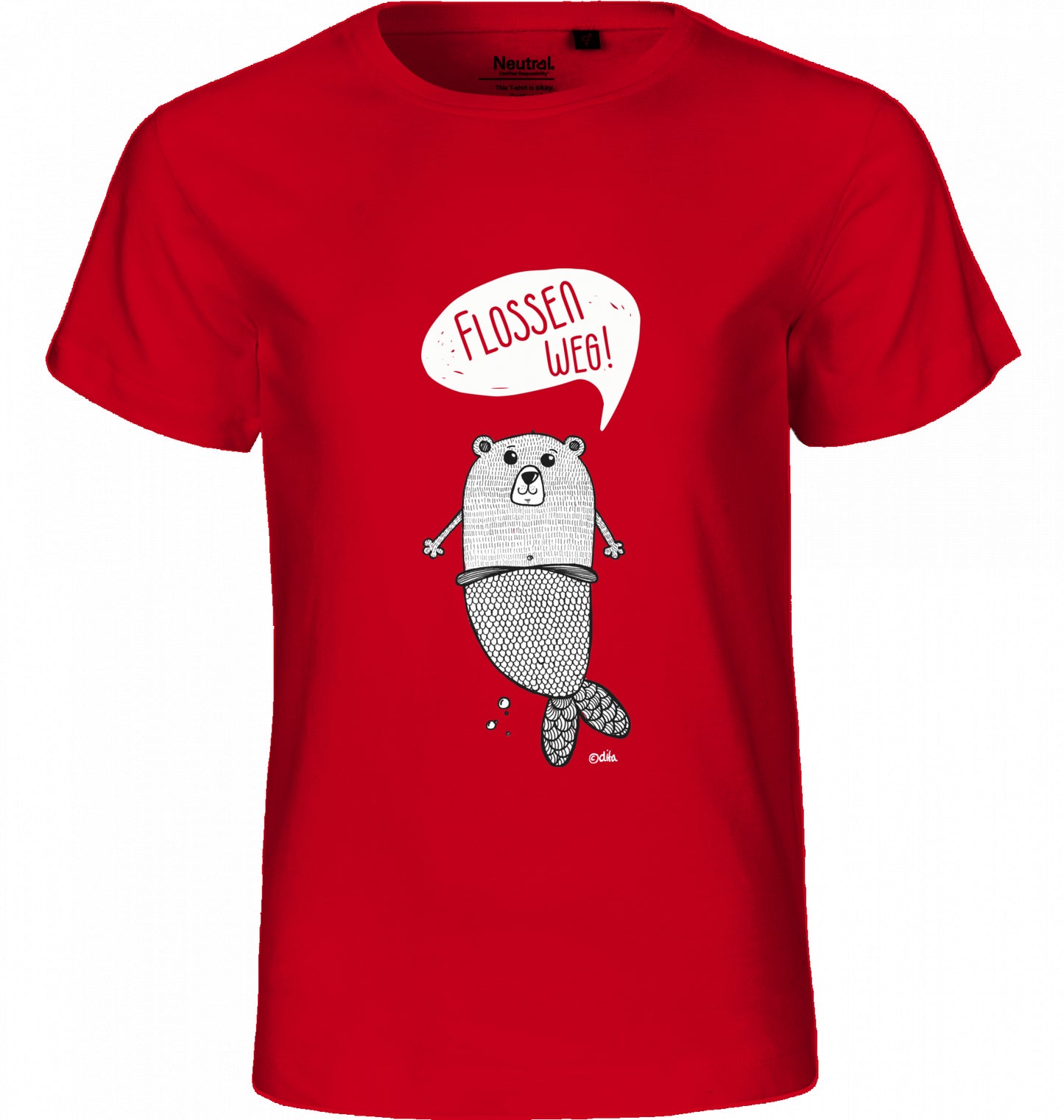 Kids Bio T-Shirt | FLOSSEN WEG | Neutral Qualitätsshirt