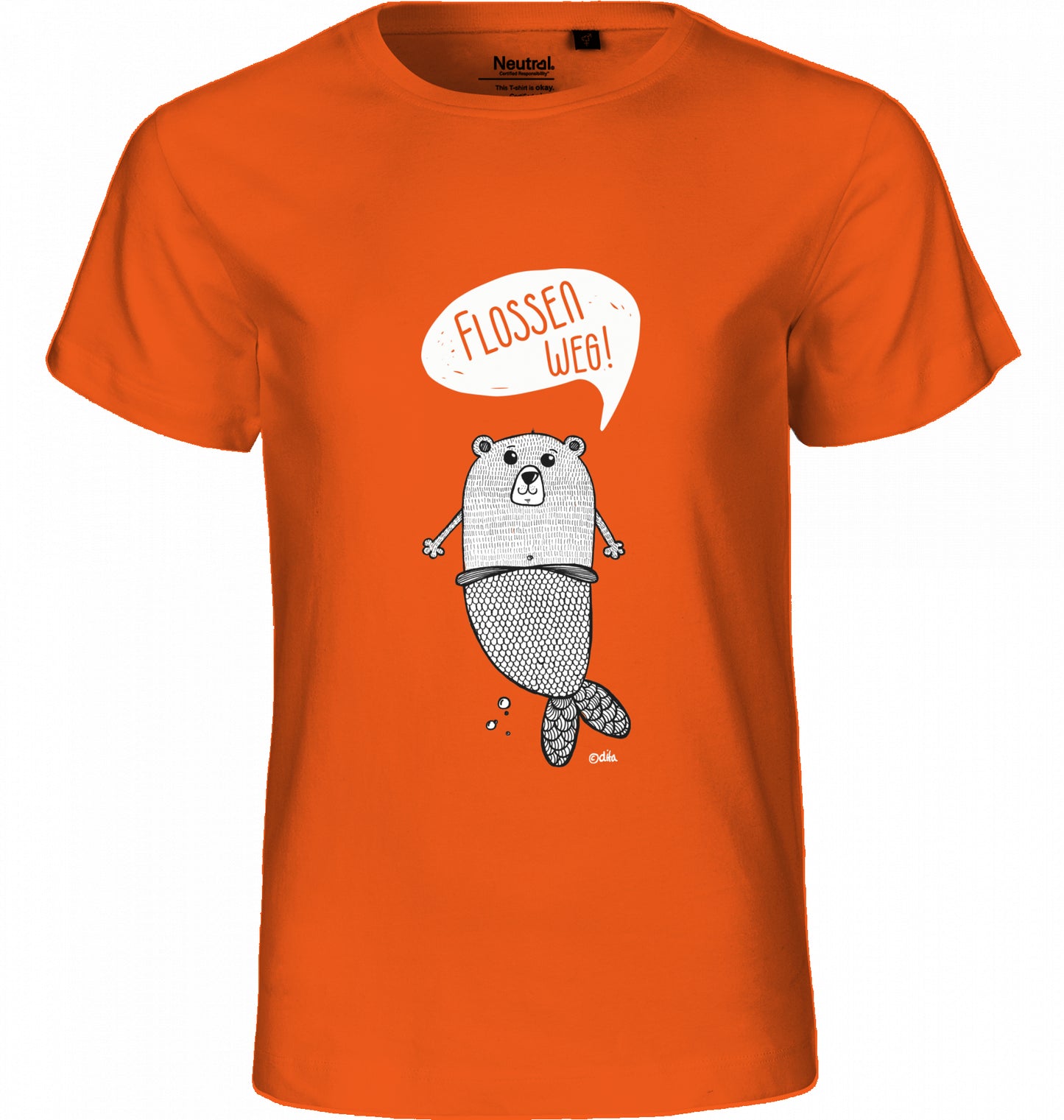 Kids Bio T-Shirt | FLOSSEN WEG | Neutral Qualitätsshirt