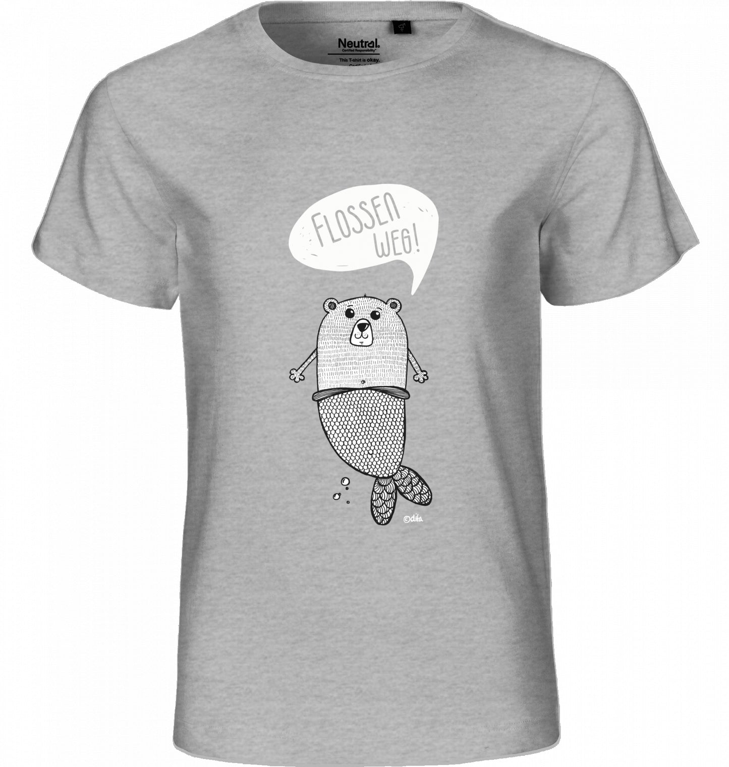 Kids Bio T-Shirt | FLOSSEN WEG | Neutral Qualitätsshirt