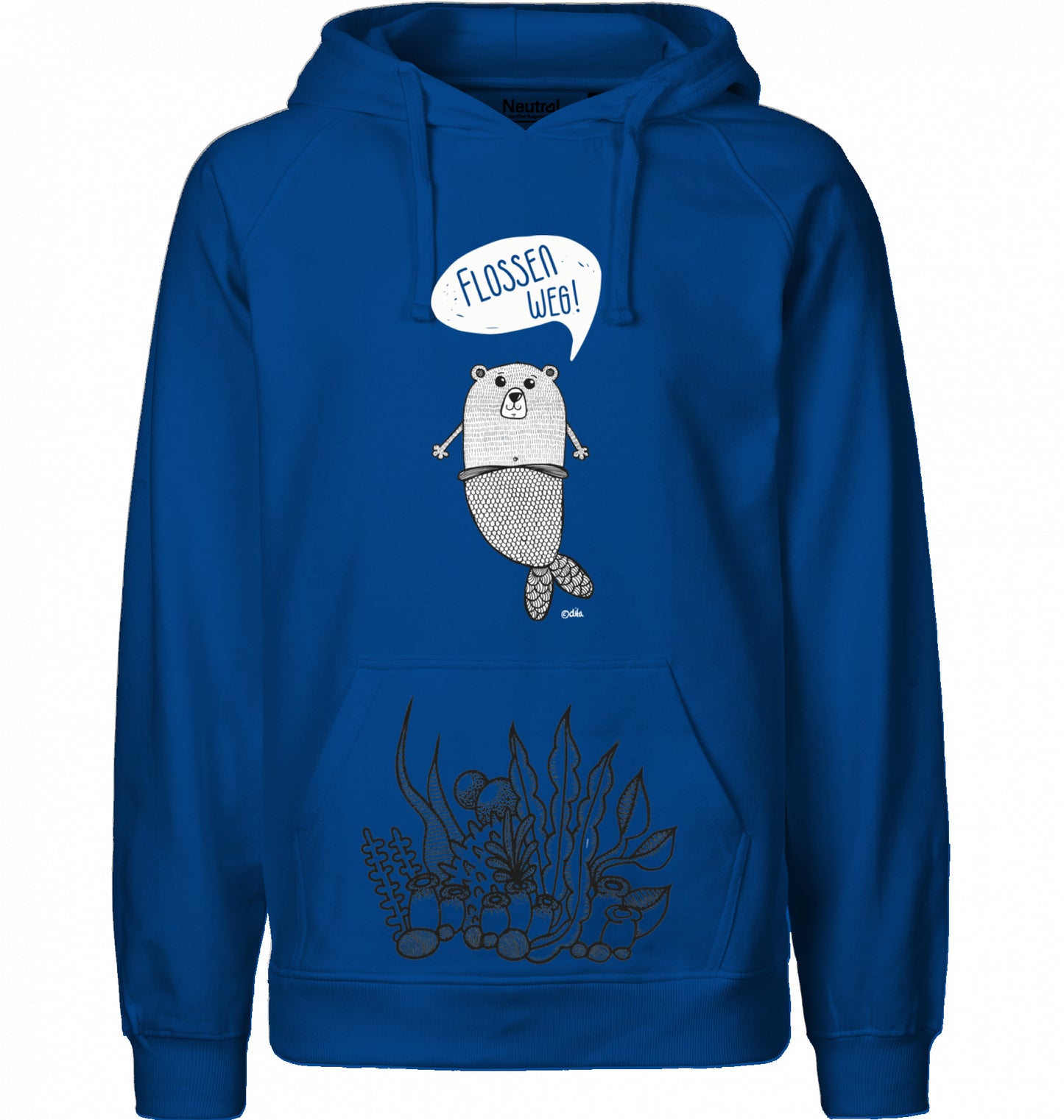 Men`s Bio Hoodie | FLOSSEN WEG | Neutral