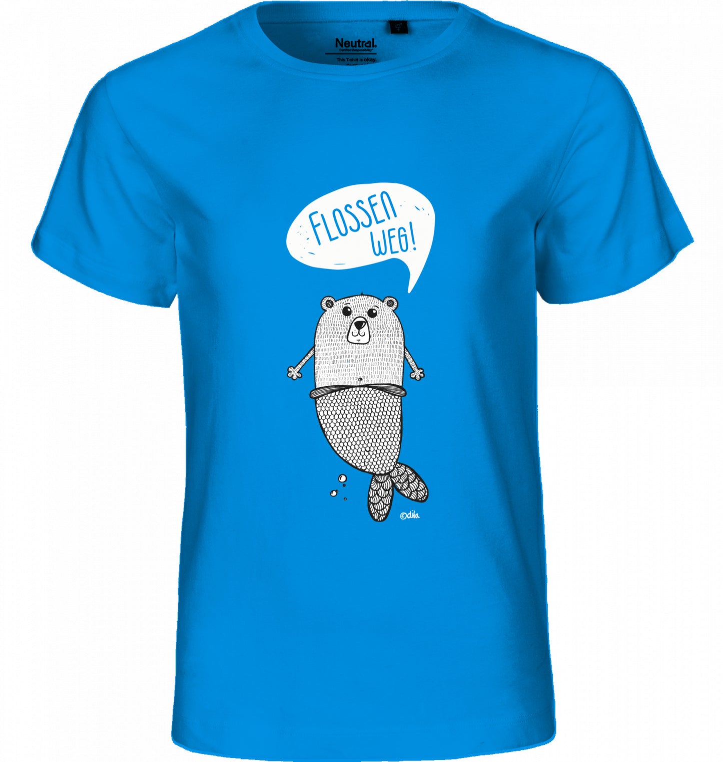 Kids Bio T-Shirt | FLOSSEN WEG | Neutral Qualitätsshirt