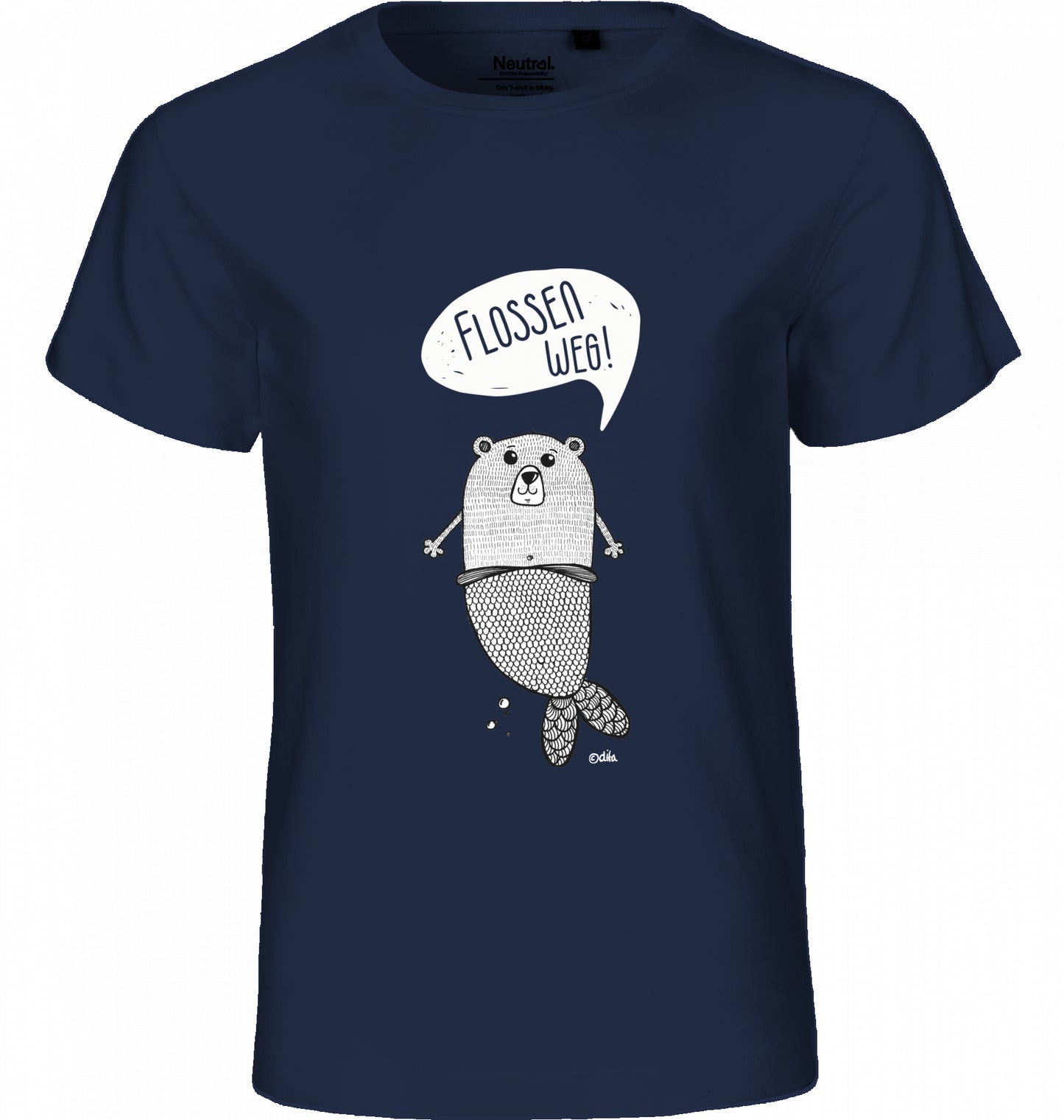 Kids Bio T-Shirt | FLOSSEN WEG | Neutral Qualitätsshirt