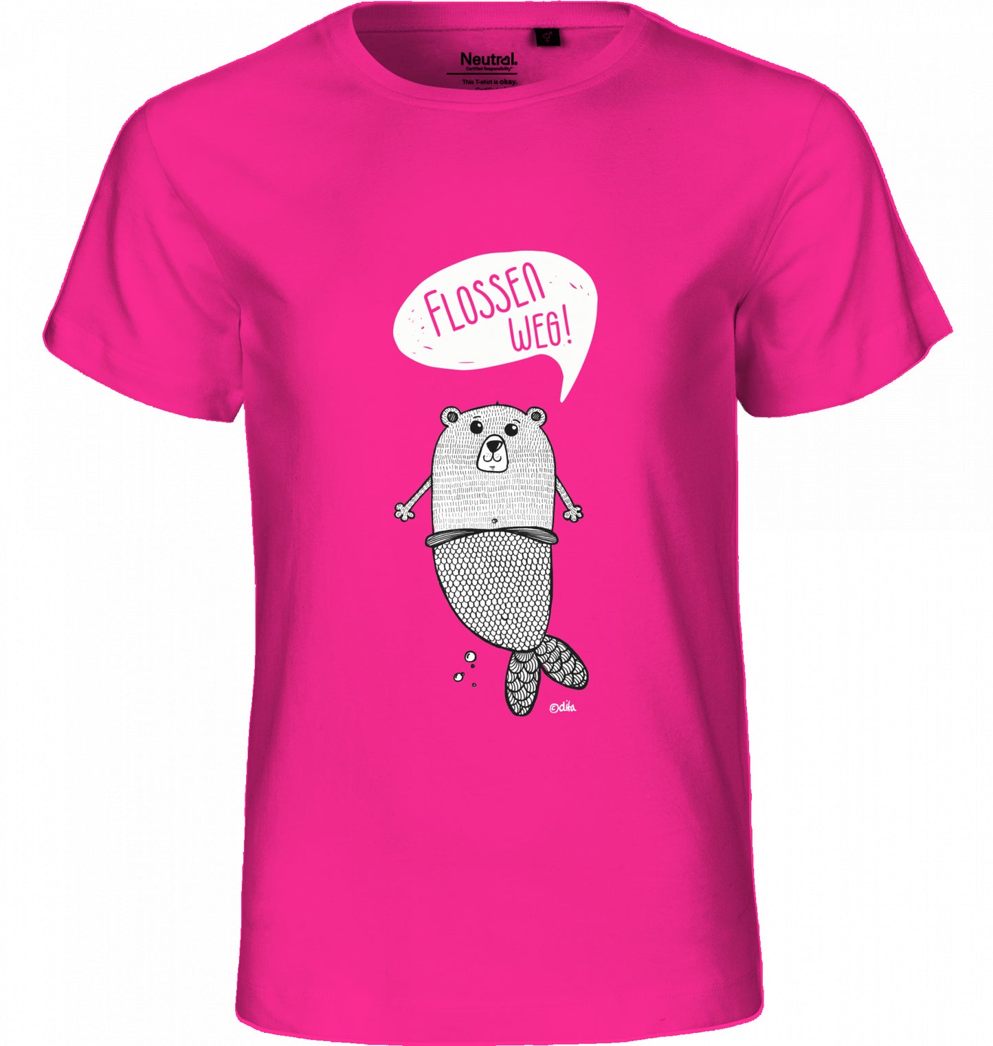 Kids Bio T-Shirt | FLOSSEN WEG | Neutral Qualitätsshirt