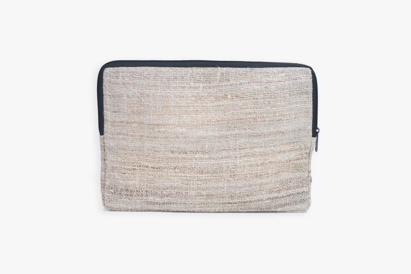 Laptop Sleeve HANF mit Recycle-Sari Innenseite 13 14 15 Zoll (Laptoptasche)