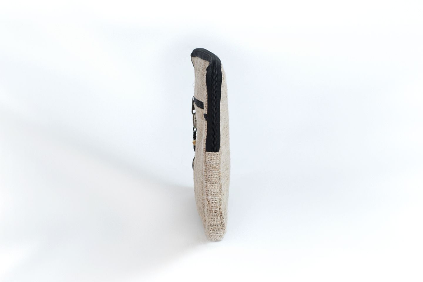 Laptop Sleeve HANF mit Recycle-Sari Innenseite 13 14 15 Zoll (Laptoptasche)