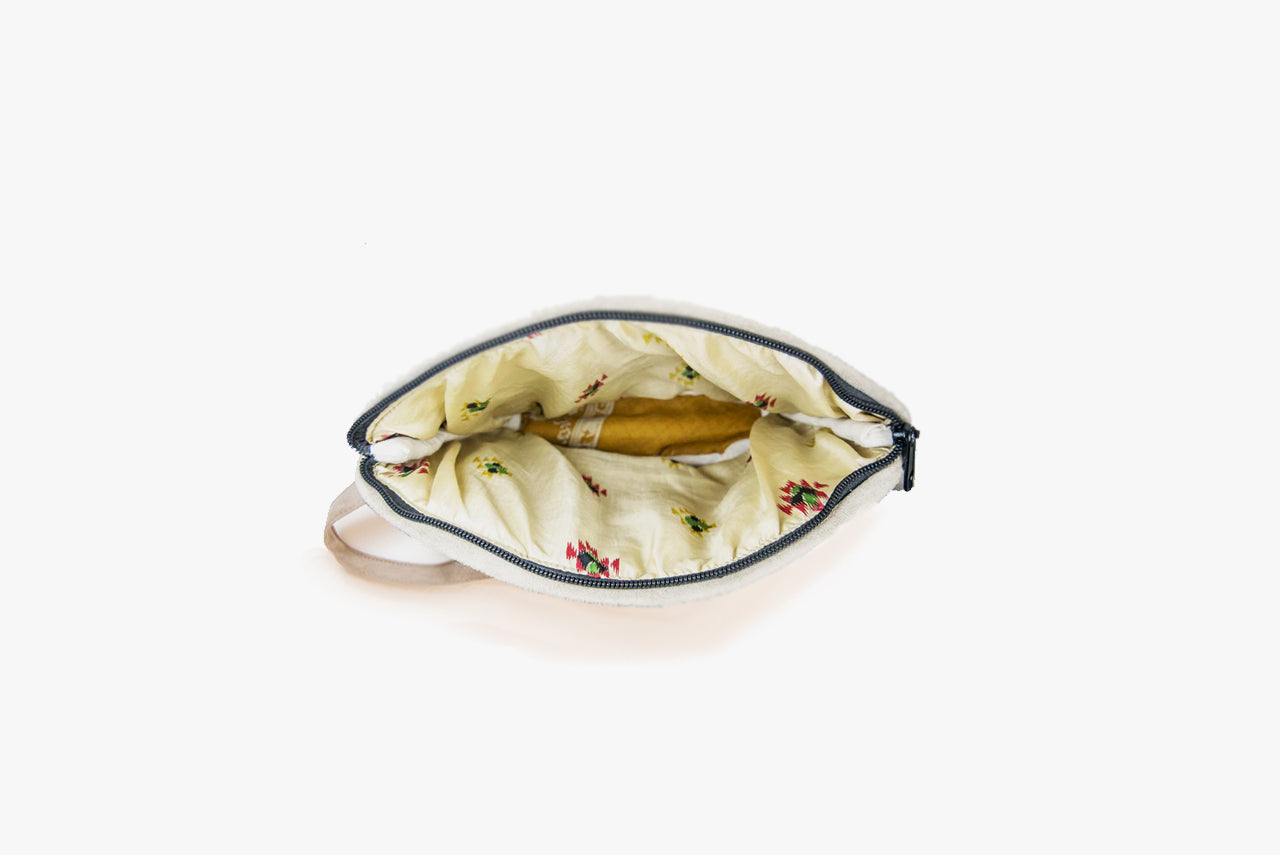 Handtasche CHEKKA Bag aus wildem Hanf und Recycle-Sari