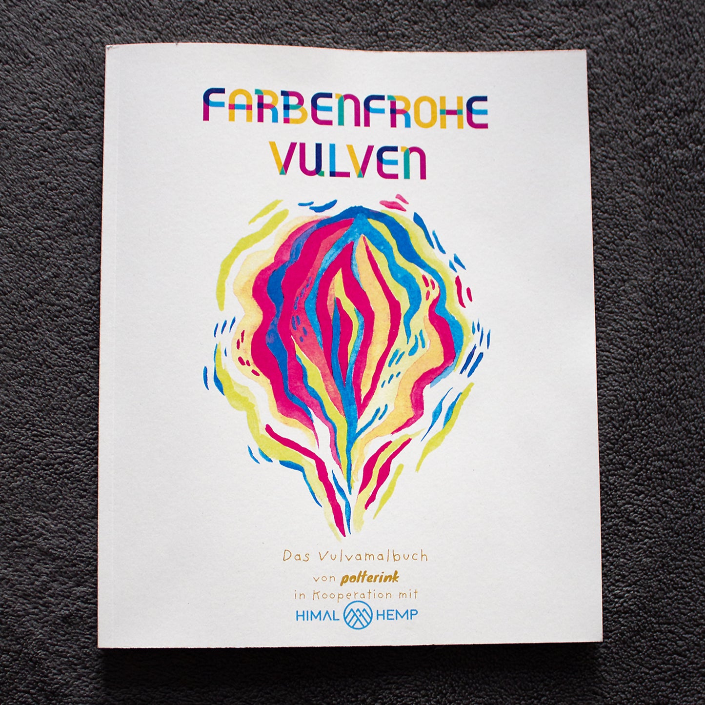 Malbuch Farbenfrohe Vulven | ISBN 9783950499100