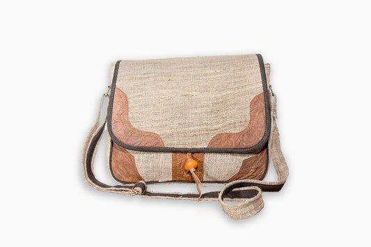 Handtasche MAHILA aus wildem Hanf