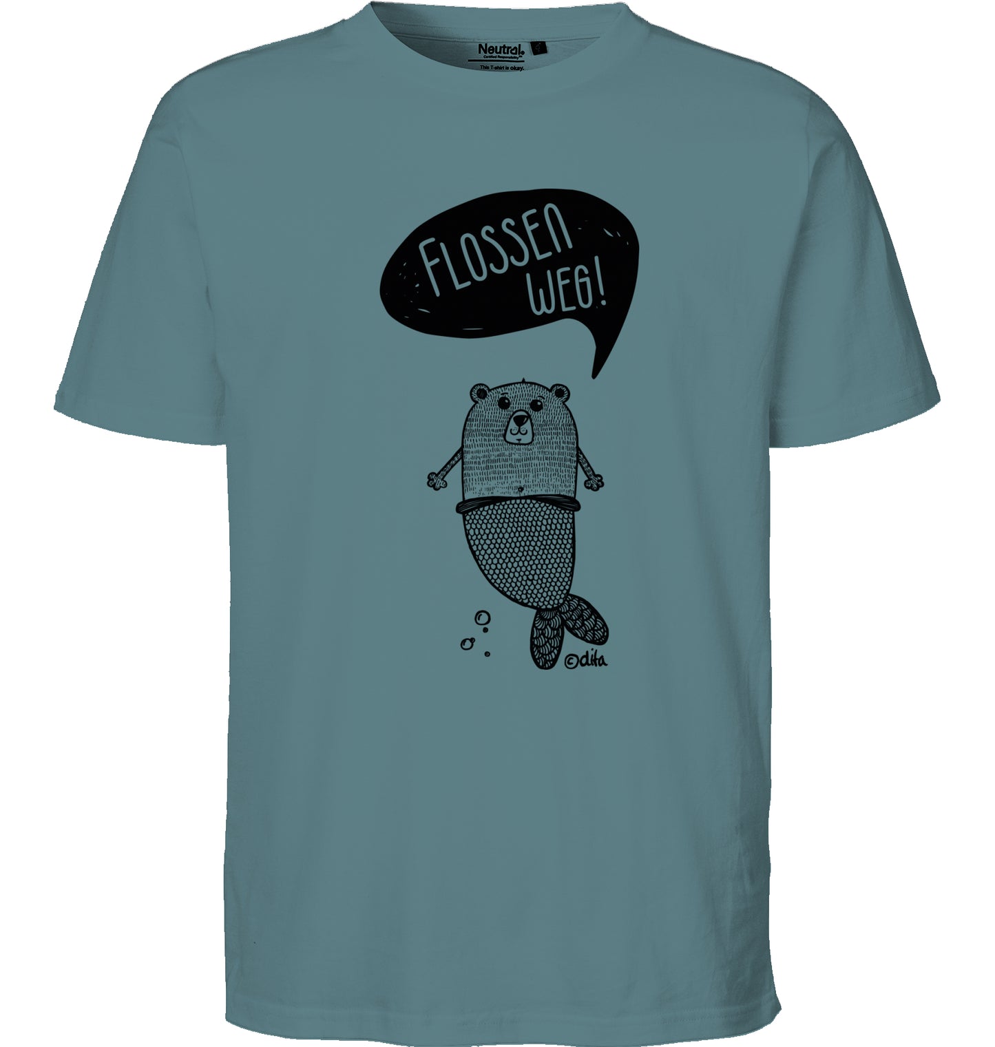 Unisex Bio T-Shirt | FLOSSEN WEG 2 | Neutral