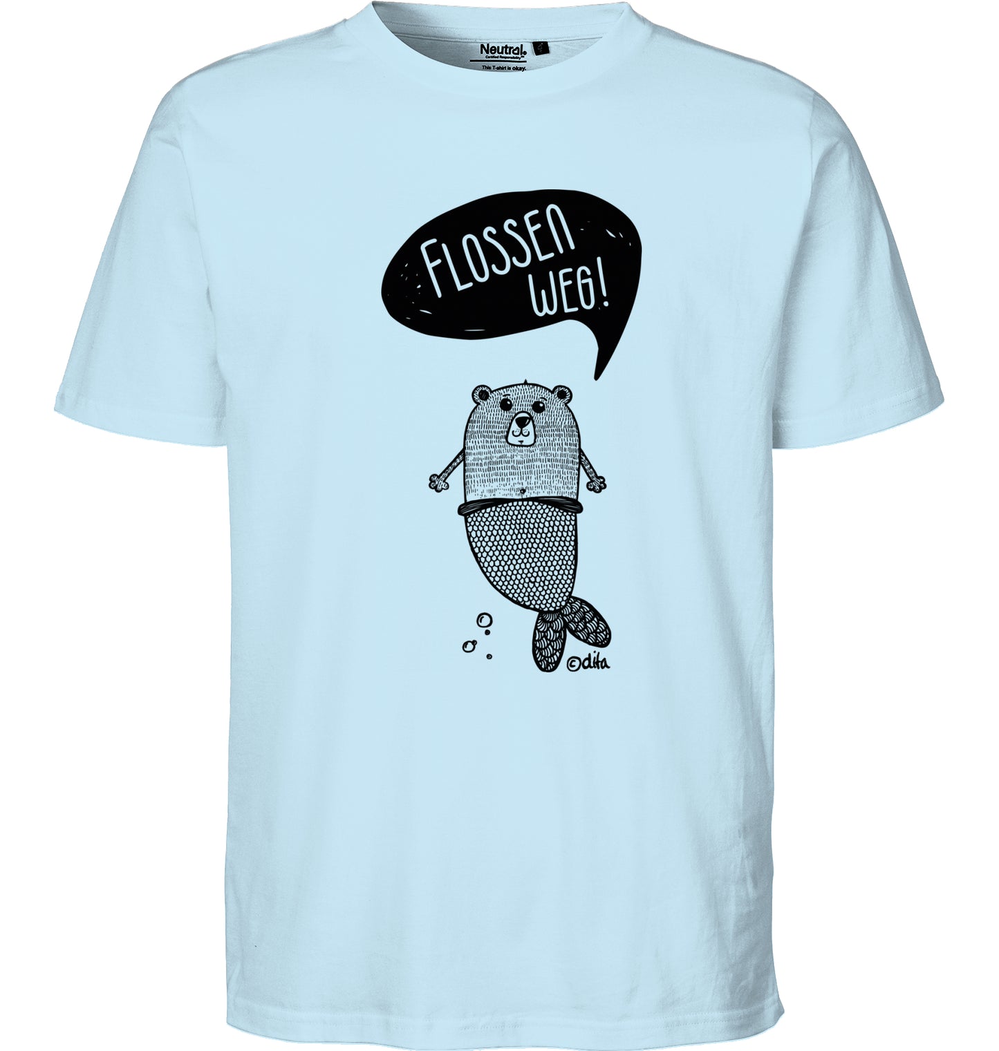 Unisex Bio T-Shirt | FLOSSEN WEG 2 | Neutral