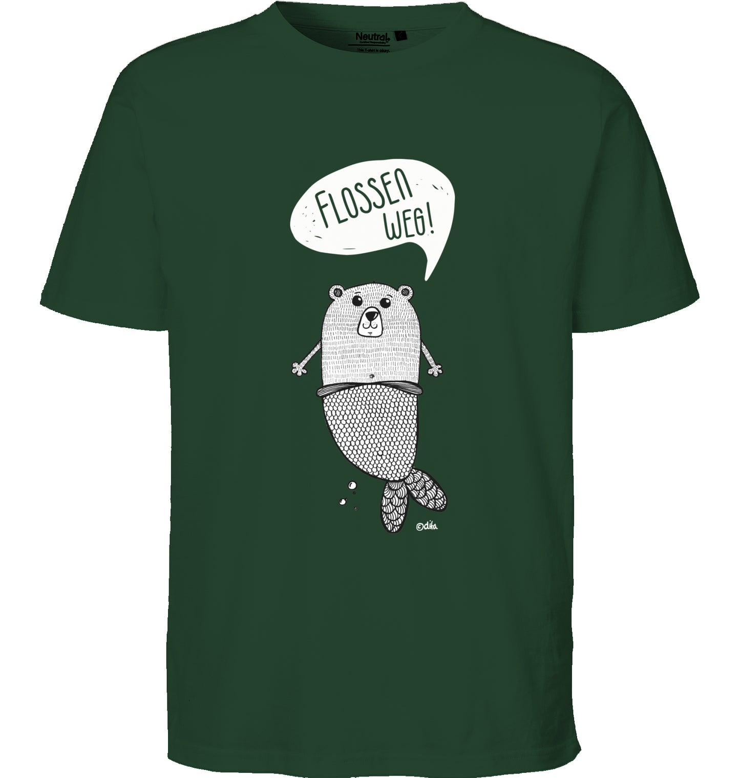 Unisex Bio T-Shirt | FLOSSEN WEG | Neutral