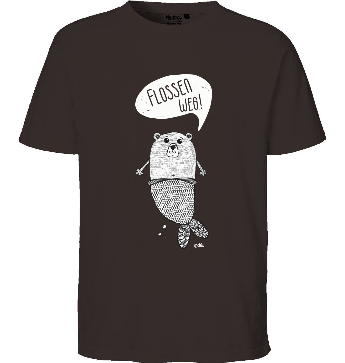 Unisex Bio T-Shirt | FLOSSEN WEG | Neutral