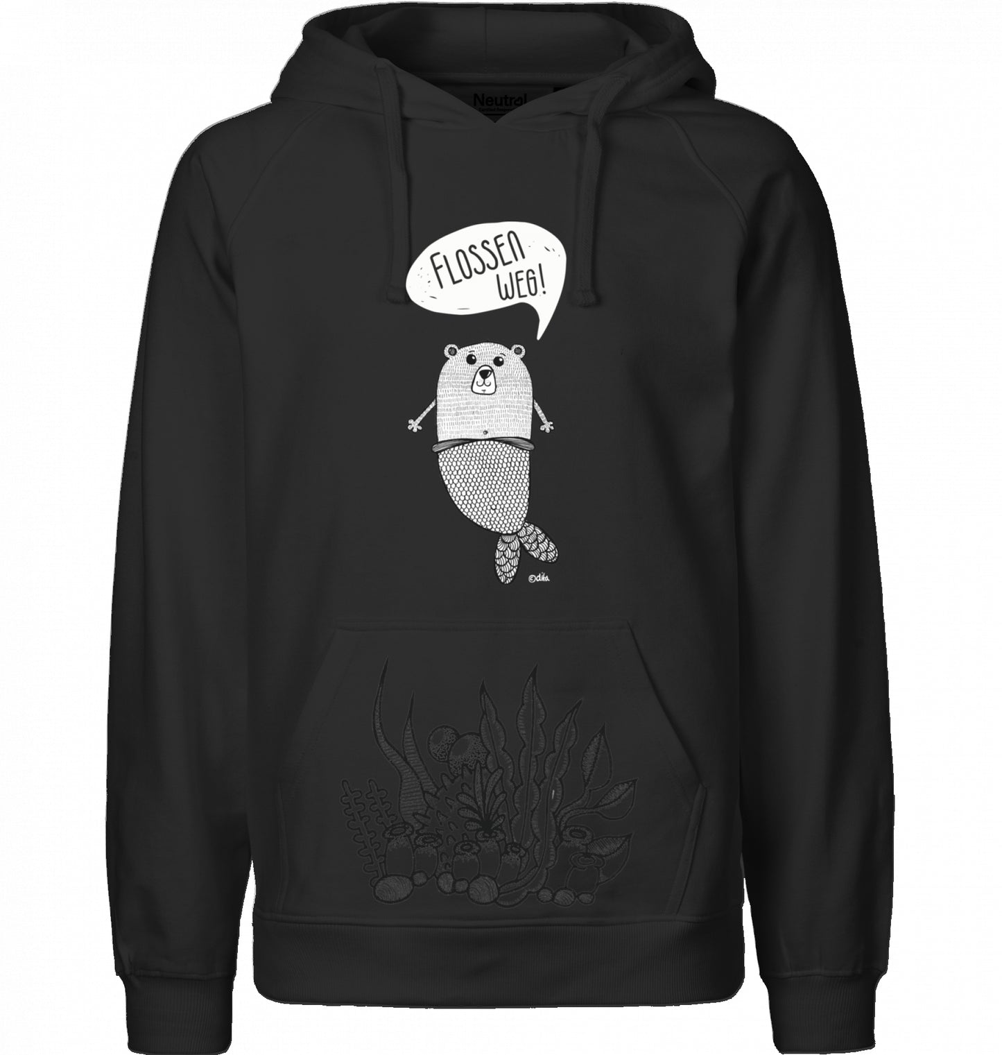 Men`s Bio Hoodie | FLOSSEN WEG | Neutral
