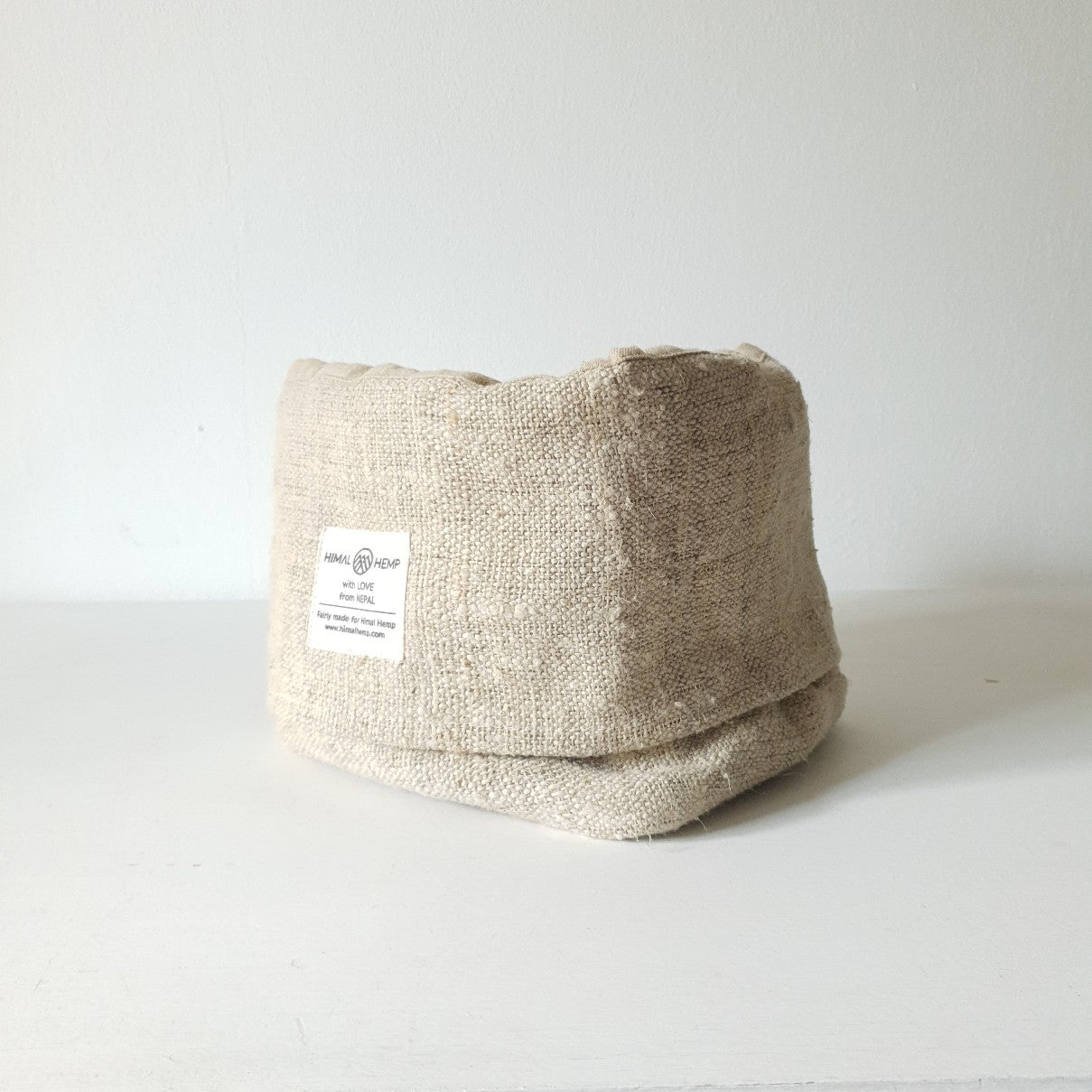 Textiler Brotkorb | Brotbeutel aus wildem Hanf | Brotkörbchen von Himal Hemp