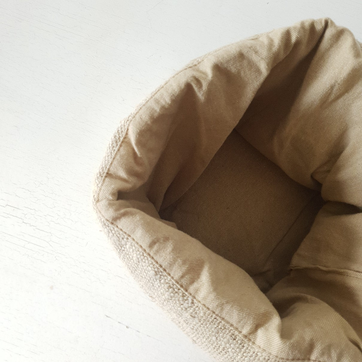 Textiler Brotkorb | Brotbeutel aus wildem Hanf | Brotkörbchen von Himal Hemp
