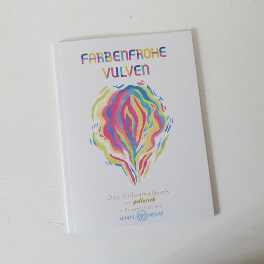Malbuch Farbenfrohe Vulven | ISBN 9783950499100