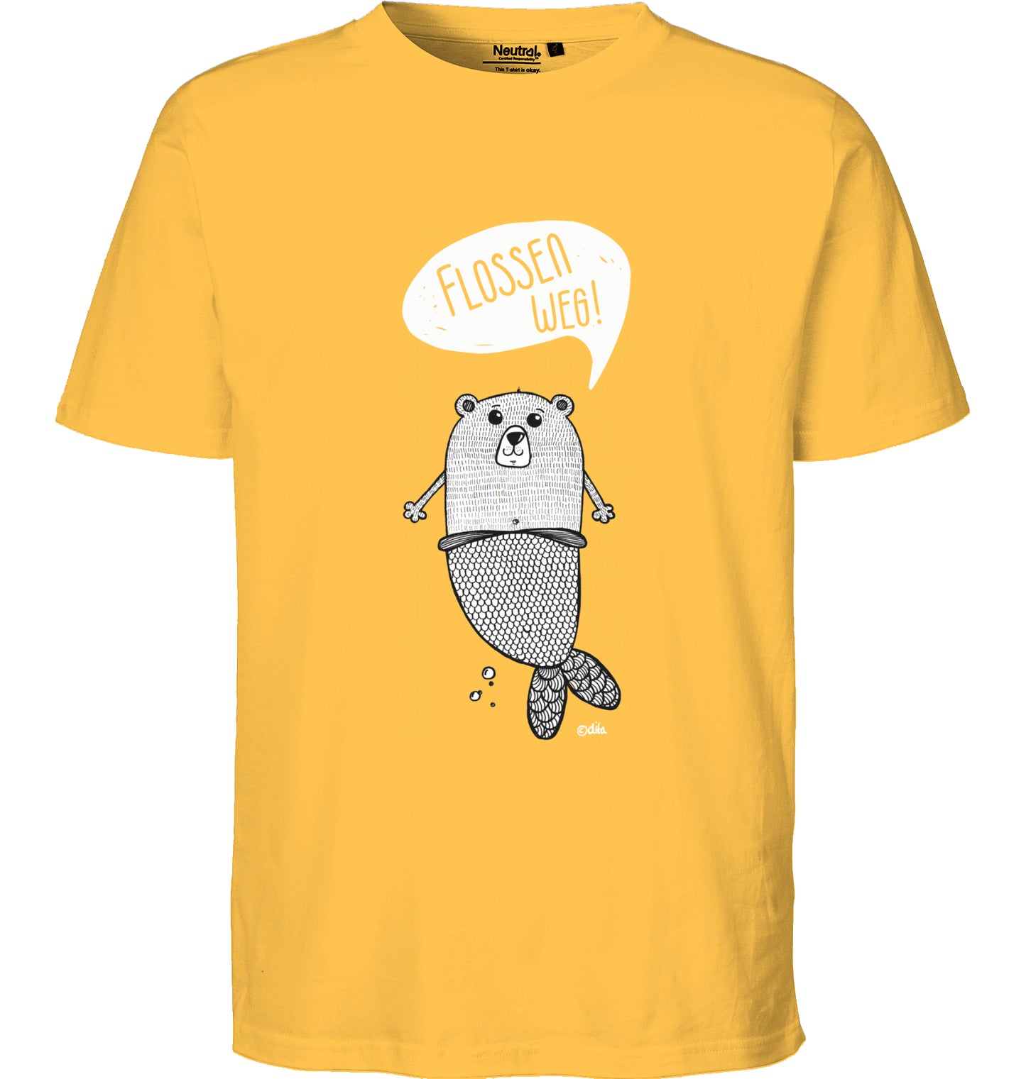 Unisex Bio T-Shirt | FLOSSEN WEG | Neutral