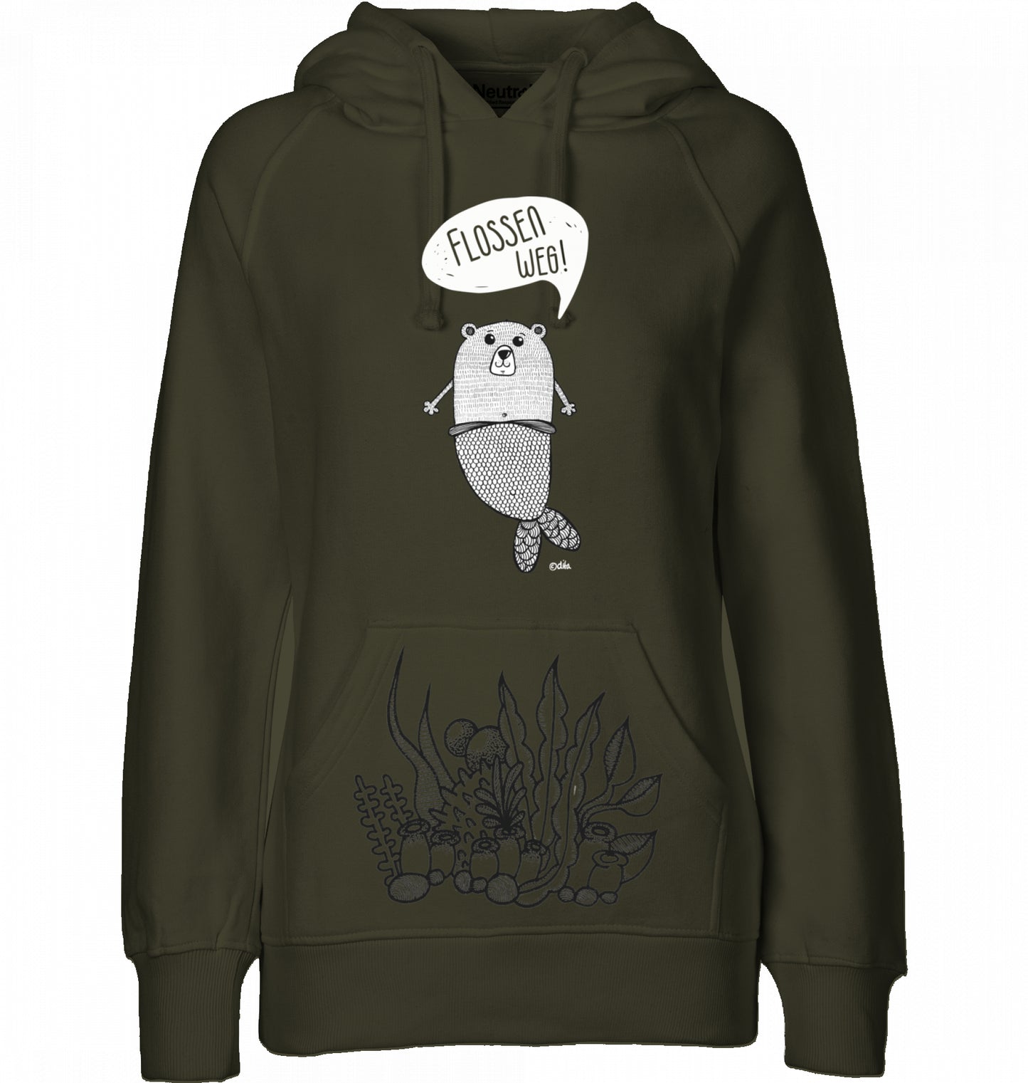 Ladies` Bio Hoodie | FLOSSEN WEG | Neutral