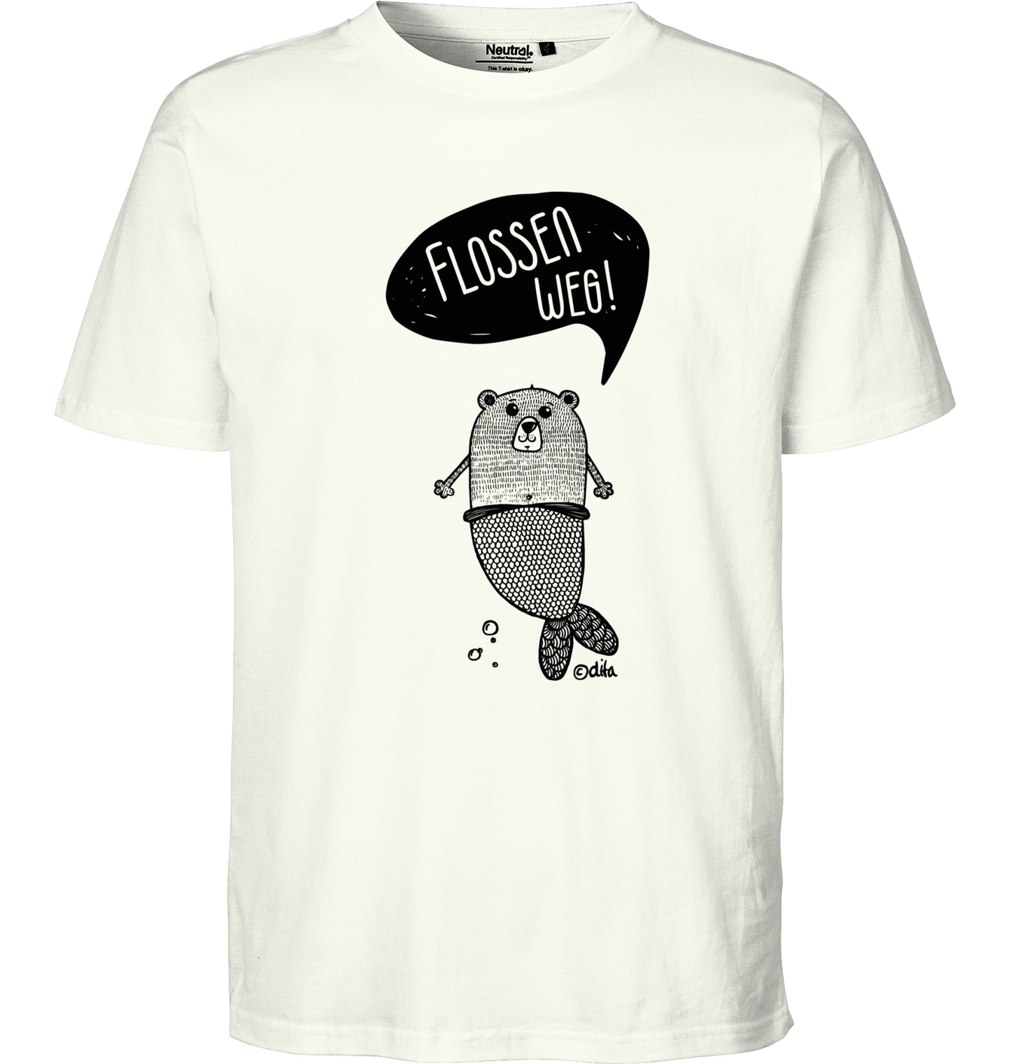 Unisex Bio T-Shirt | FLOSSEN WEG 2 | Neutral