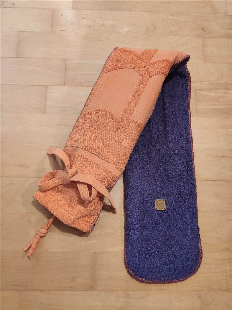 Vegane Wärmewurst UPCYCLE XXL: Lange Wärmflasche 80cm 2,5l