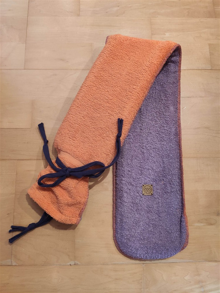 Vegane Wärmewurst UPCYCLE XXL: Lange Wärmflasche 80cm 2,5l