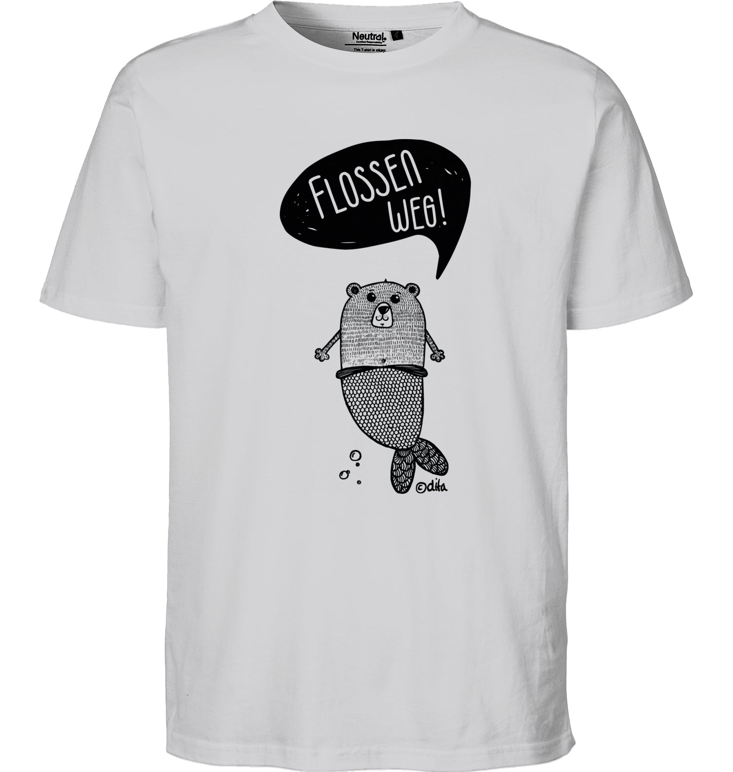 Unisex Bio T-Shirt | FLOSSEN WEG 2 | Neutral