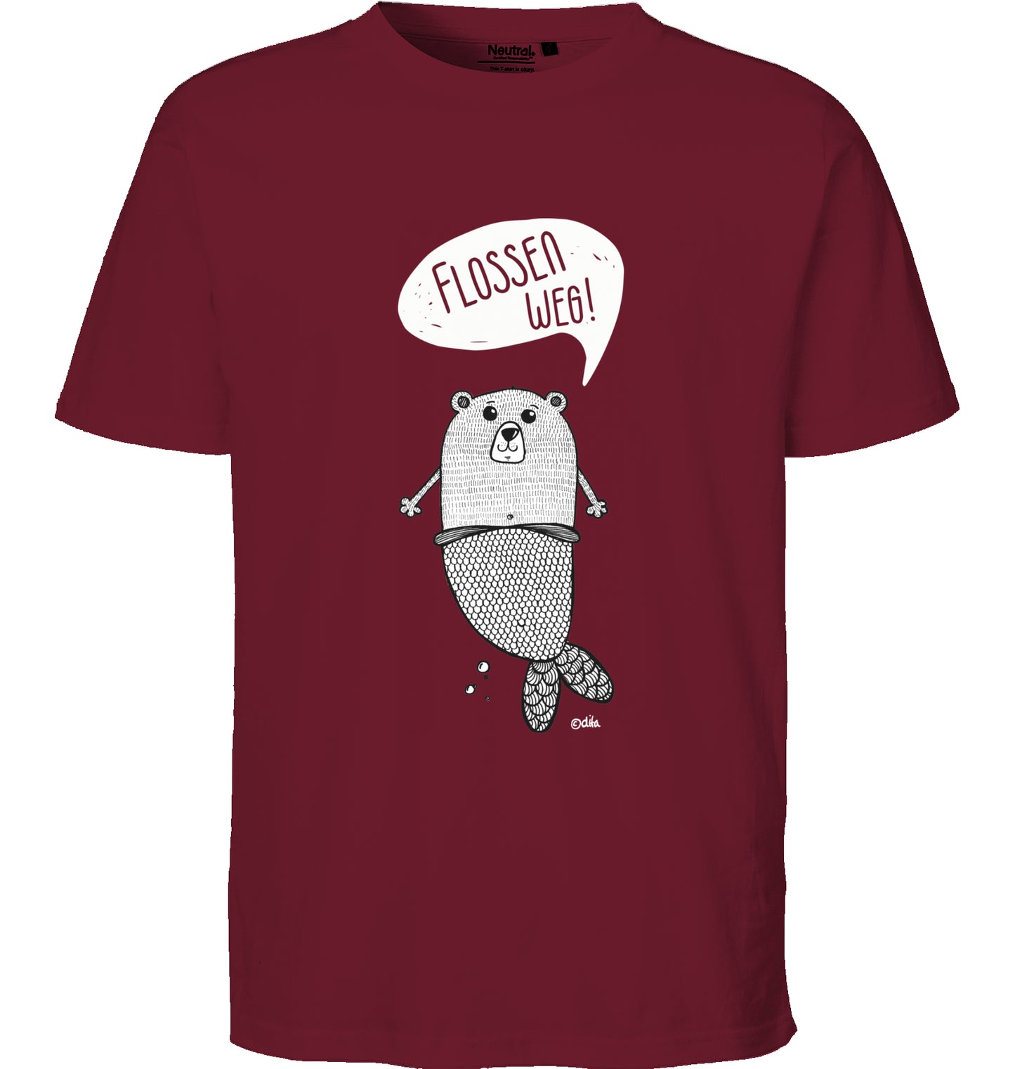 Unisex Bio T-Shirt | FLOSSEN WEG | Neutral