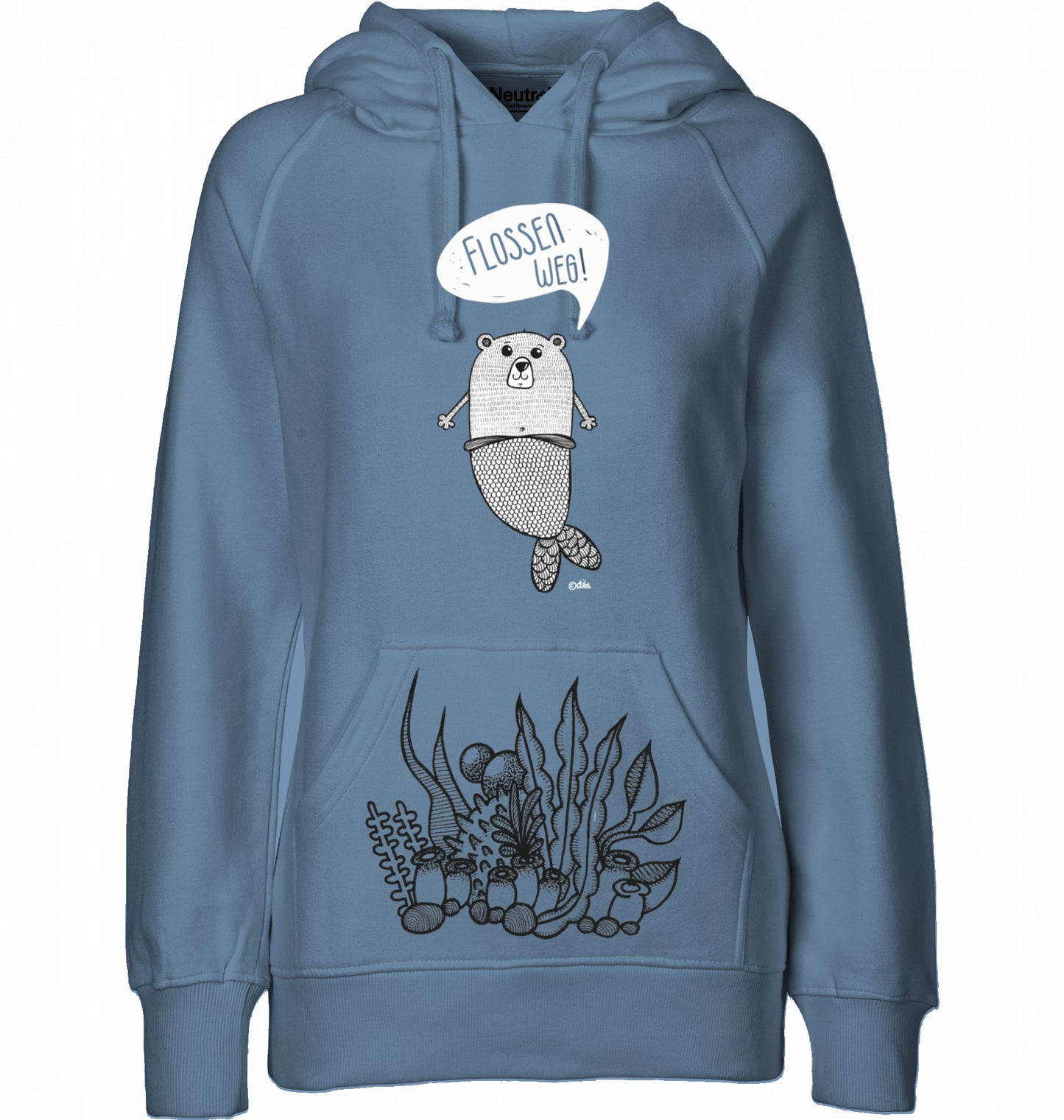 Ladies` Bio Hoodie | FLOSSEN WEG | Neutral