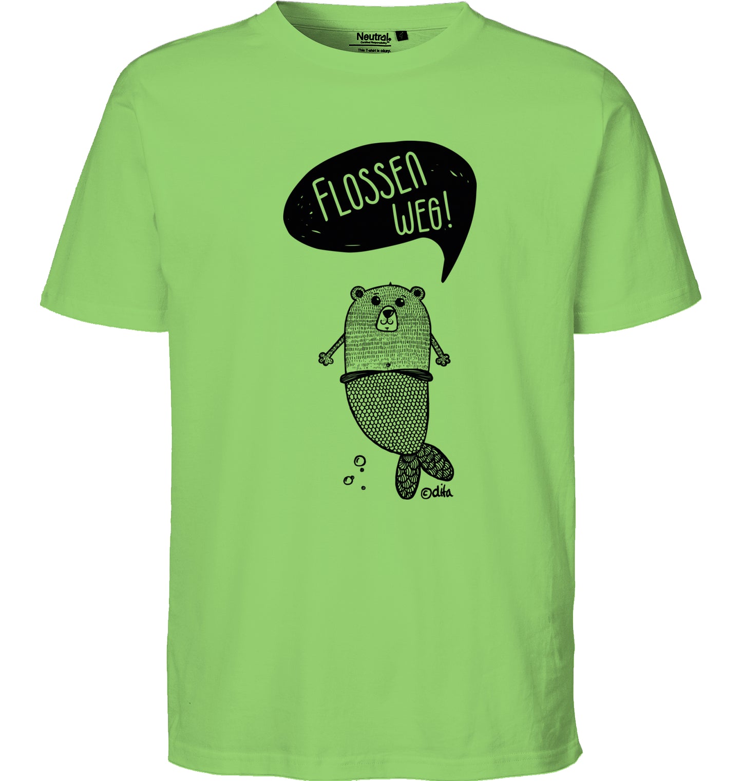 Unisex Bio T-Shirt | FLOSSEN WEG 2 | Neutral