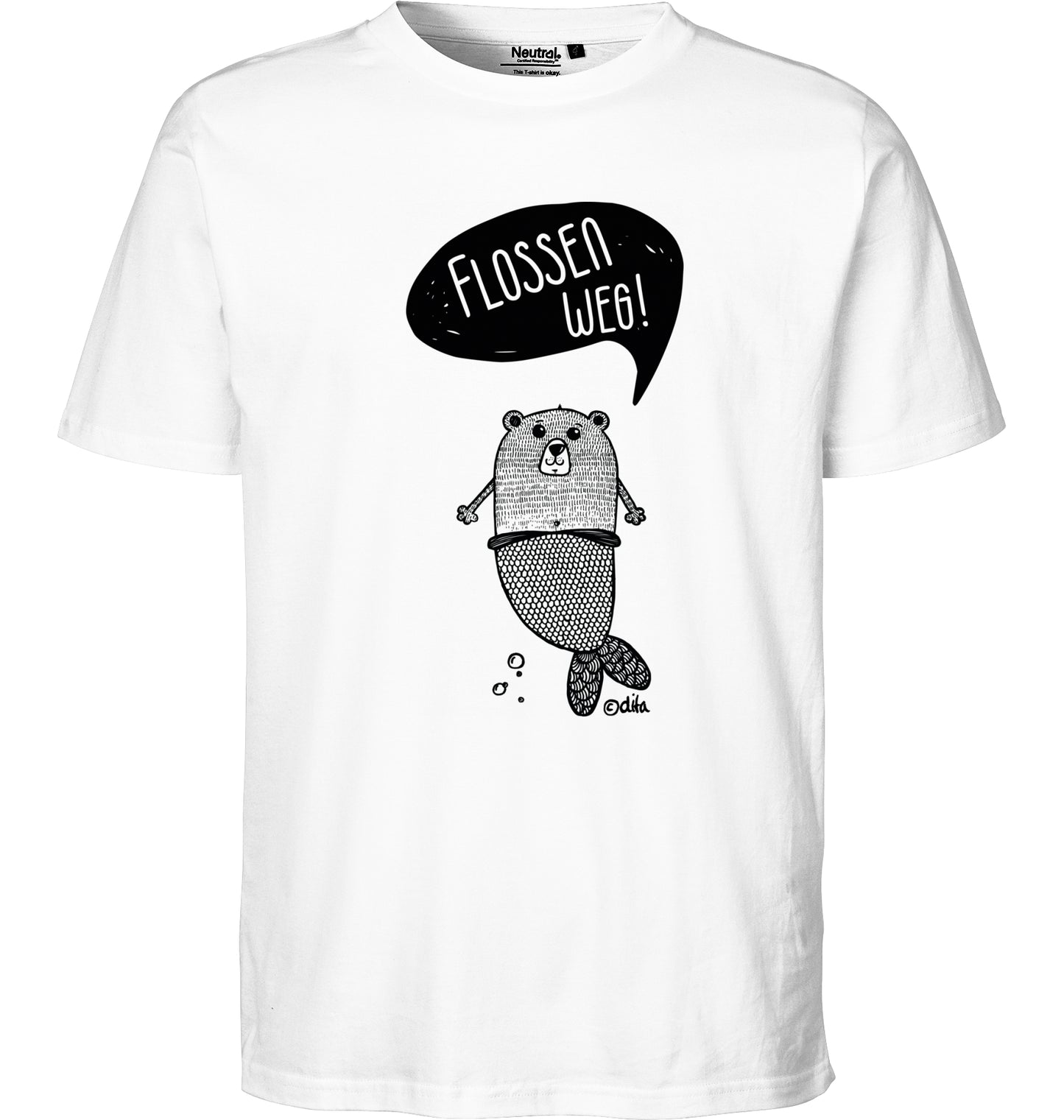 Unisex Bio T-Shirt | FLOSSEN WEG 2 | Neutral